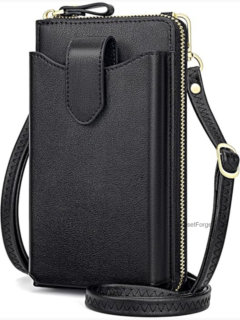 Rfid Crossbody Phone Purse For Women Small Travel Wallet Vegan Leather